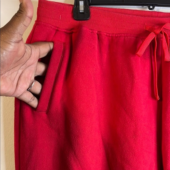 Fashion Nova Bold Red Joggers Size 2X EUC - Picture 5 of 9